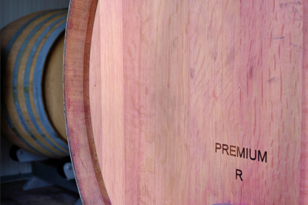 ouillage du vin rouge